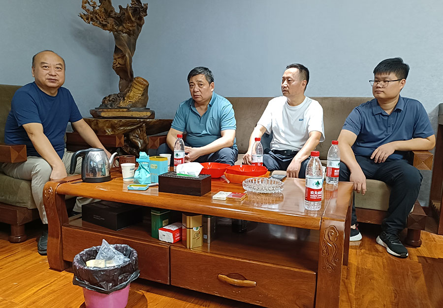 龙乡商会莅临海天消防