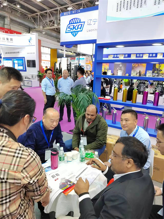 海天消防参加展会