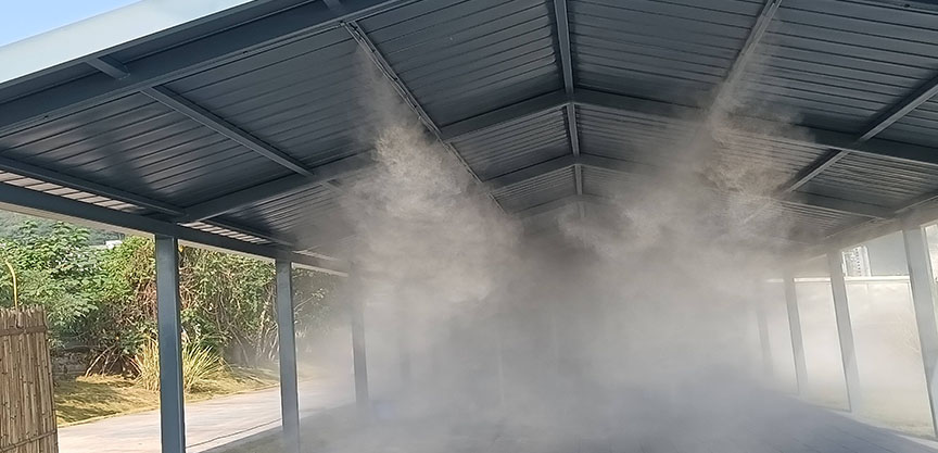 电动车棚细水雾