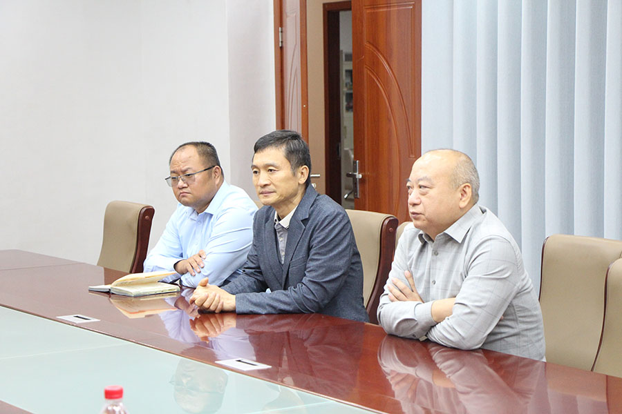 海天消防领导交流